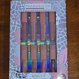 Manna Kadar Beauty Kiss Up 8pc Liquid Lip Stains NIB